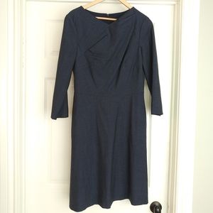 Banana republic merino wool fully lined dress